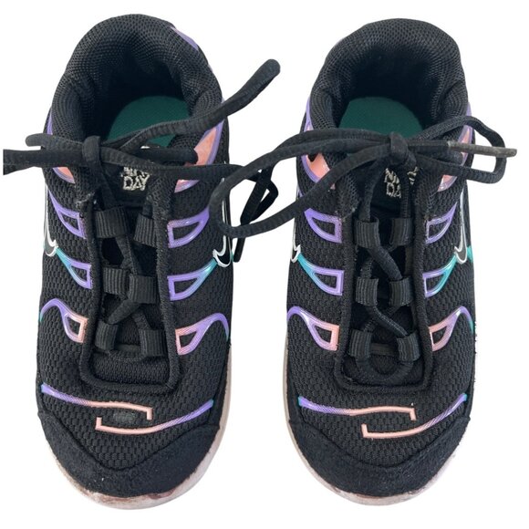 Nike Air Max Plus TD 'Have A Nike Day' Black Toddler Sneakers Size 7C BQ7228-001 - Picture 11 of 12